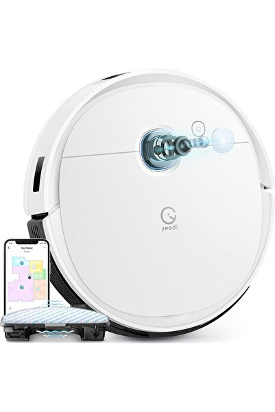 Yeedi Vac 2 Pro - Beyaz Renk Akıllı Robot Süpürge ve Paspas
