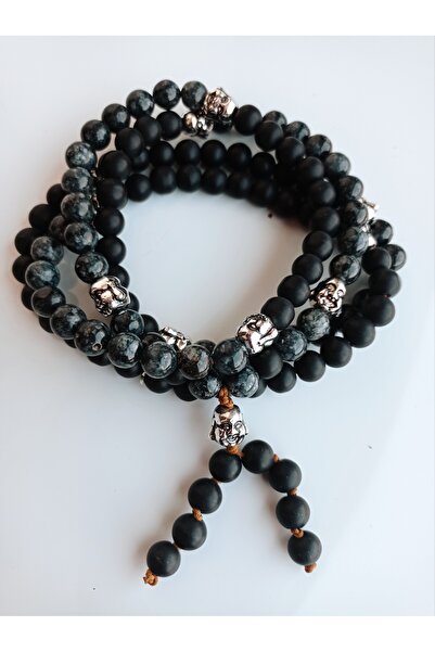 PİRAMİGO سحر بوذا 108 حجر السج العقيق مالا - دائرة التأمل البوذية