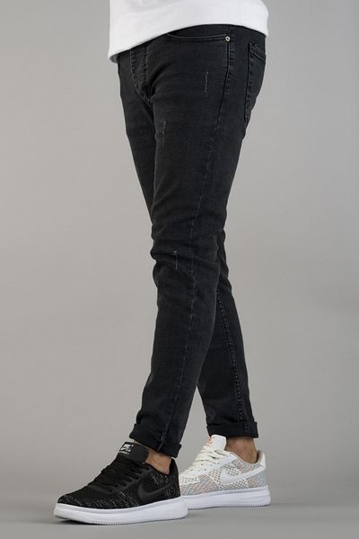 bombe Slim-Fit-Jeans für Herren mit Bündchen