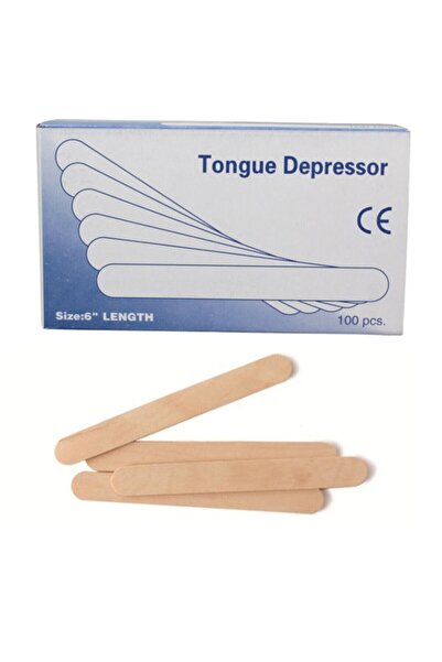 Genel Markalar Wooden Spatula Tongue Depressor 100lü
