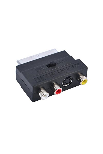Temiz Pazar Scart To Rca Skart Tos Av Svideo Çevirici Dönüştürücü Adaptör