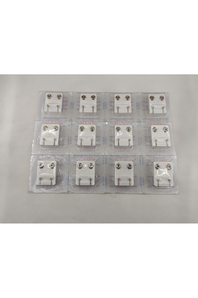 Newa Jewellry Antialerjik Zirkon Taşlı Kulak Delme Küpesi, Cerrahi Çelik Küpe 12 Çift Çelik Küpe