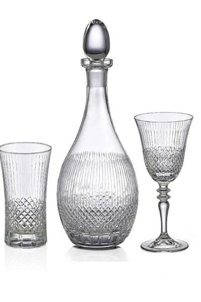 KCD Antique Platinum Cup Set 25 Pieces253633P