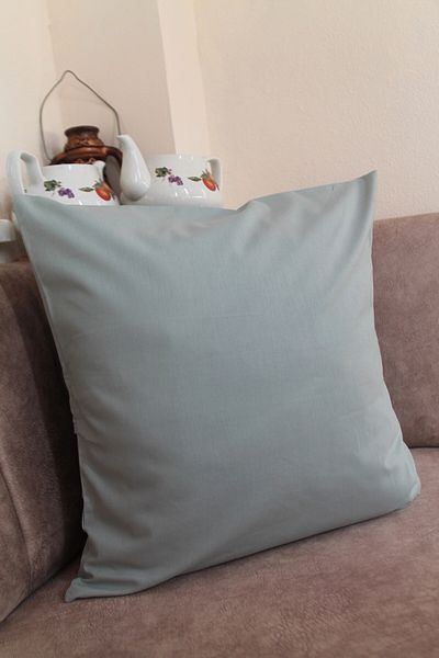 Emtory Home Husă de pernă Indigo Premium 100% bumbac fără fermoar 43x43cm