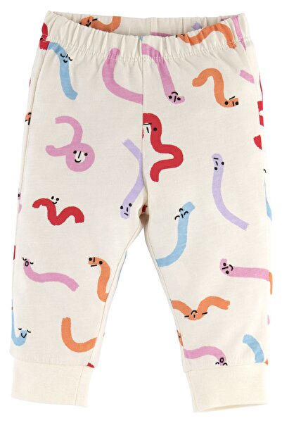 İdilbaby&Mamino İDİL BABY Solucan Baskılı Pijama Takım