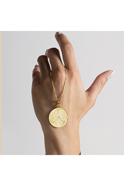 Takıdepo Ihlas, Felâk, Nas Süresi Kazıma Gümüş Kolye