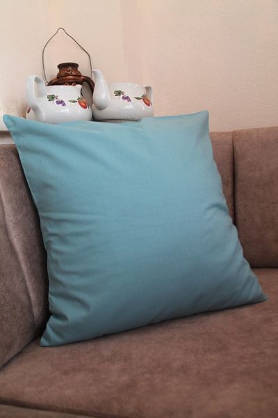 Emtory Home Калъфка за възглавница без цип, 100% памук, в цвят петролно зелено, 43x43 см