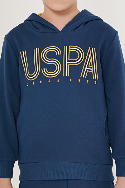 U.S. Polo Assn. Erkek Çocuk Lisanslı New Stil Kapüşonlu Eşofman Takımı