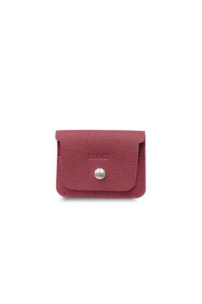 GUARD Mini Leather Card Holder with Red Paper Money Compartment - Grd2403Xw22254