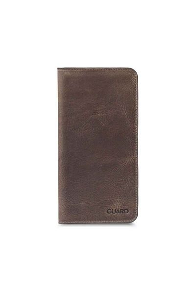 GUARD Antique Brown Handheld Portfolio with Telephone Jack