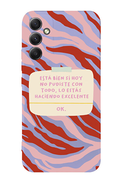 shoptocase متوافق مع هاتف Galaxy A34 5G مع Esta Bien Si! حافظة هاتف بتصميم لا توجد مشكلة