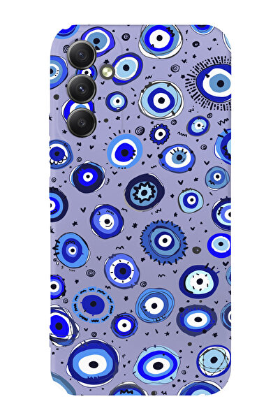 shoptocase Galaxy A34 5g Compatible Evil Eye Beads Design Phone Case