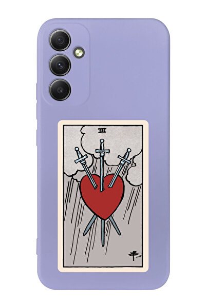 shoptocase حافظة هاتف بتصميم قلب متوافقة مع هاتف Galaxy A34 5g