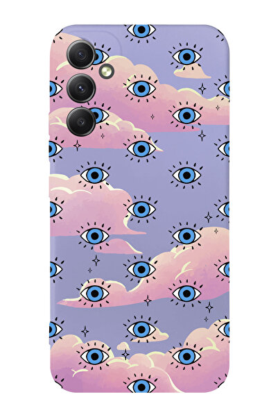 shoptocase حافظة هاتف بتصميم عيون غائمة متوافقة مع هاتف Galaxy A34 5g