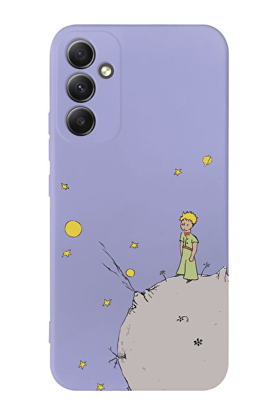 shoptocase حافظة هاتف بتصميم Little Prince Moon متوافقة مع هاتف Galaxy A34 5g