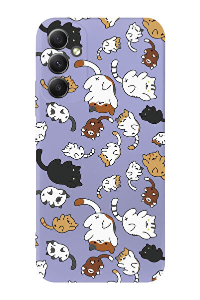 shoptocase حافظة هاتف بتصميم قطط متوافقة مع هاتف Galaxy A34 5g