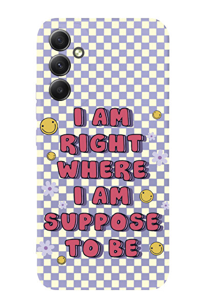 shoptocase حافظة هاتف بتصميم Dama Smile متوافقة مع هاتف Galaxy A34 5g