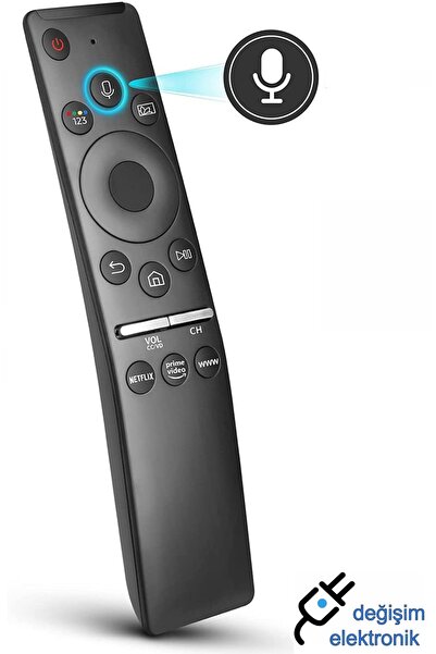 tteknolojik Samsung 43Au8000 Crystal Uhd Smart Tv Kumandası Ses Komutlu