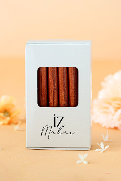 İzMühür شمع ختم ذهبي وردي (12 قطعة)