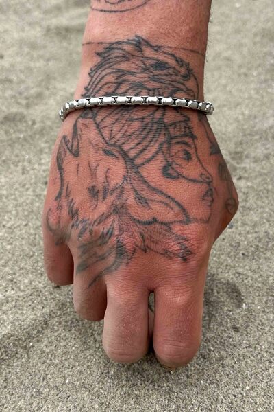 TREND COLLECTİON سلسلة فضية ألبانية فضية مقاومة للتشويه، موديل للجنسين، سوار ...