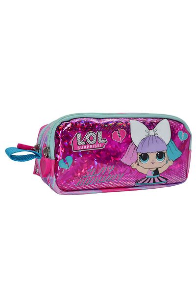 LOL حقيبة أقلام رصاص نسائية باللون الوردي 2195 LOL SURPRISE PENCIL BAG