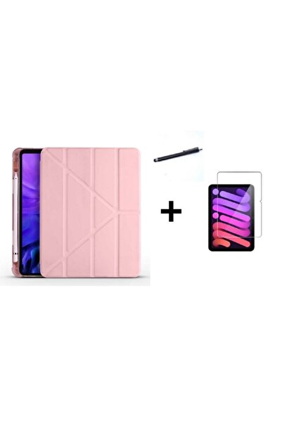 Israh iPad Mini 2021 6. Nesil 8.3 inç için Uyumlu Kalem Bölmeli Kılıf + Ekran...