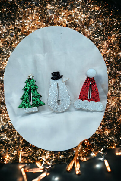 damlakids Yılbaşı Tokası Kız Çocuk Bebek Yetişkin Yeni Yıl Çıtçıt Toka Set Çı...