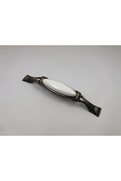 DKS Delta 160mm Mobilya Çekmece Dolap Kulpu Zamak Hakiki Porselen Kulp