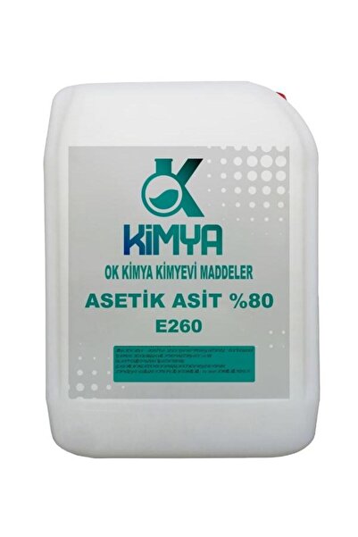 Ok Kimya Asetik Asit E260 %80 Sirke Ruhu 10Kg