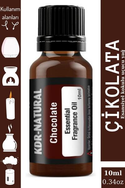 kdr natural Çikolata Uçucu Yağ Buhurdanlık Yağı Difüzör Esansı Oda Kokusu Esa...