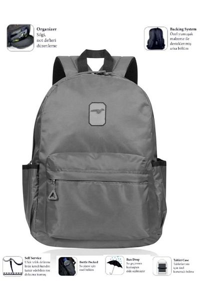 Relaxion Αδιάβροχο ύφασμα Multi-Eye New Season School and Backpack 2115