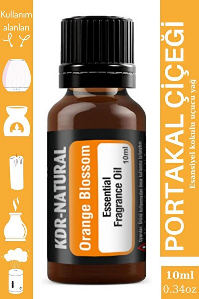 kdr natural Portakal çiçeği uçucu yağ Buhurdanlık yağı Difüzör esansı Oda kok...