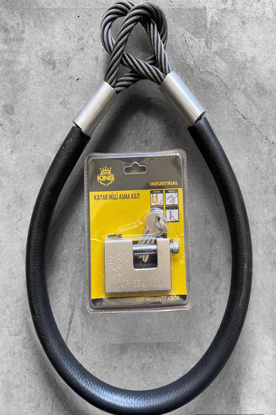 PADRİ motorsiklet 1 metre 10 mm Kesilmez Çelik Halat Motosiklet Bağlama Halat...