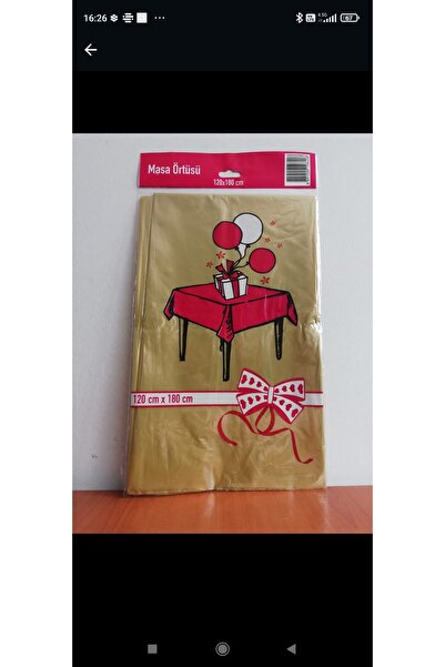 AKTEZ-EL Altın Masa Örtüsü 120/180 Cm