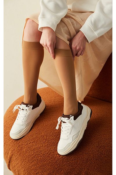 Penti Women's Socks -Women's Below Knee Medium Thick Micro Trouser Socks