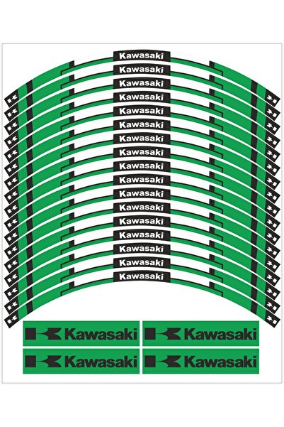 PROMOT KAWASAKİ JANT ŞERİDİ KAPLAMA YEŞİL MODEL 2