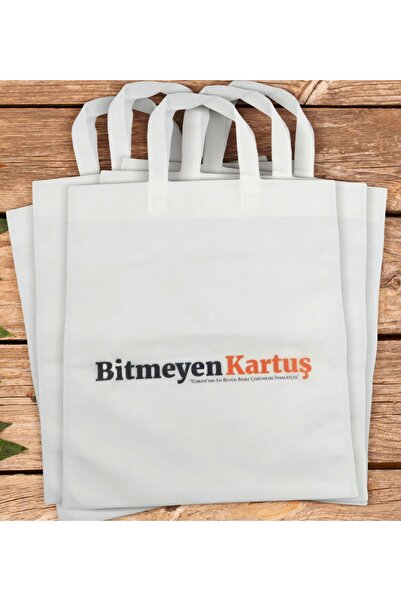 Bk Gift Firmalara Özel Logolu Promosyon Tela Bez Çanta 35x40 cm (20 Adet), Ba...