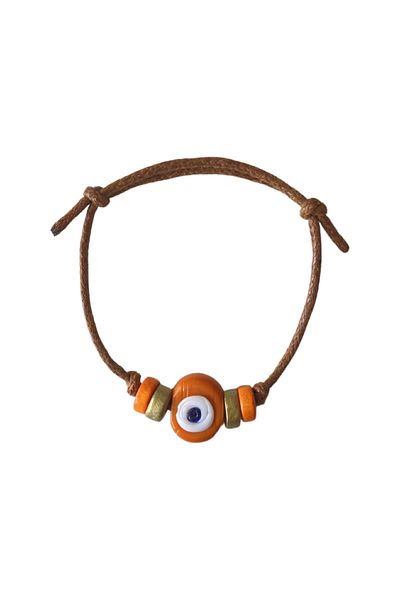 TAKI BY EKİN 3-Piece Adult Bracelet with Glass Evil Eye Beads