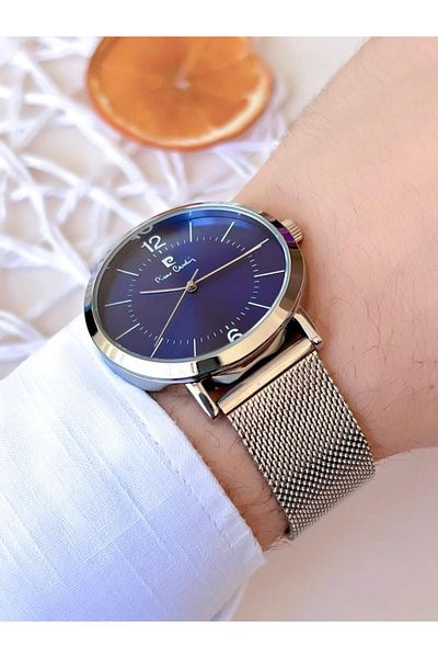 Pierre Cardin PR.CRD02 Pierre Cardin Steel Cord 30 Mt Water Resistant Special Series Mesh Cord Men's Wristwatch