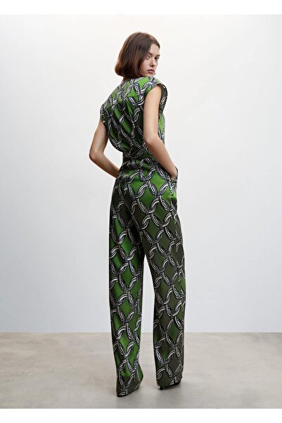 MANGO Woman Zincir Desenli Tulum