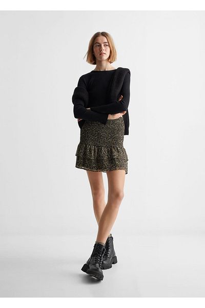 Mango Teen Black Sweater Vest for Kids
