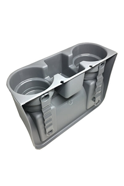 Oto Aksesuarcım Organizator pentru suport pentru pahare între scaune, gri