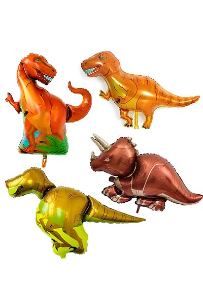 Parti Station Forest Theme Jurassic Park Dinosaur Concept Green Number Balloon 3 Year Old Giant Balloon Birthday Balloon Set