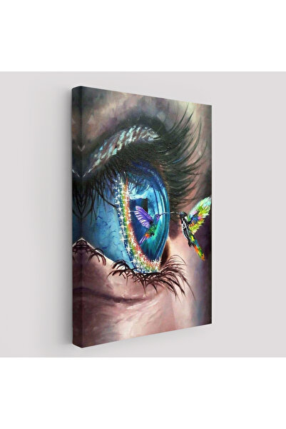 Harita Sepeti Σουρεαλιστική ζωγραφική τοίχου με κορνίζα-6351