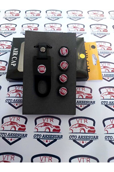 VTR AKSESUAR Fiat Logolu Anahtarlıklı Sibop Kapağı