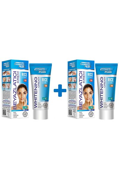 Softto Plus 2 Pieces Whitening Rice Extract Cream