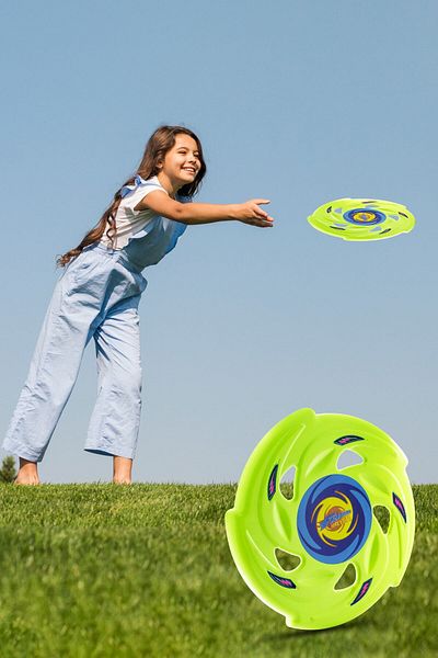 moonlight outdoor 3-Piece Frisbee Frisbee Throwing Disc Disk Throwing Game Children Adult Beach Garden Toy 24 Cm
