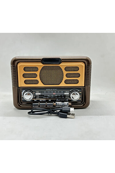 ataşbey RT-671 Orta Boy Güneş Enerjili Bluetooth, Nostalji , FM/AM/SW 3 Band Radyo ,usb, sd ,Aux mp3 player
