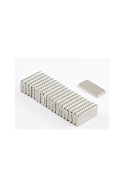 Hdg 4 Adet Köşeli Neodyum Mıknatıs 40x20x5 mm - Çok Güçlü