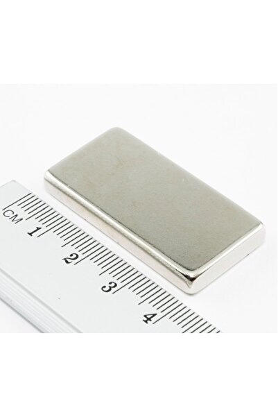 Hdg Köşeli Neodyum Mıknatıs Magnet 40x20x5 mm - Kalınlık 5mm